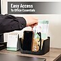 Mind Reader 5-Compartment Plastic Desk Organizer, Black (SLORG-BLK)~#|#~4D76604B-5493-4F7E-A74E506F3A946628_sc7