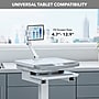 Mount-It! MedHub Mobile Medical Cart Workstation with Tablet Mount and Locking Caster Wheels, White/Grey (MI-16018)~#|#~4D77303B-79BC-414A-8D1EF57C34567685_sc7