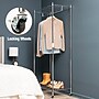 Mind Reader Metal Heavy Duty Rolling Garment Rack with Adjustable Bar, 73.75" x 17.75" x 35.5", Silver (ROLLRACK-SIL)~#|#~4D781B23-AAB4-4DC4-BCA97F21464C7A3D_sc7
