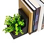 Mind Reader Contemporary Planter Bookends, 3.25"H, Black (PLANTEND2-BLK)~#|#~4D79D4F5-C71B-445C-9053A466810BED8C_sc7