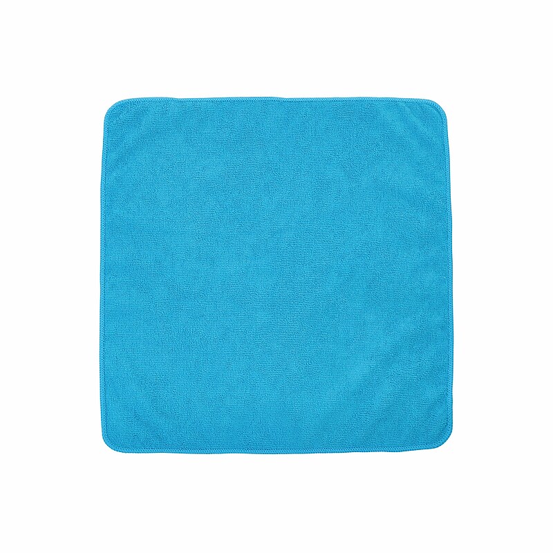 HYGEN r-40 Recycled Microfiber Cleaning Cloths, 16" x 16", Blue, 24/Pack (1820583) image 1