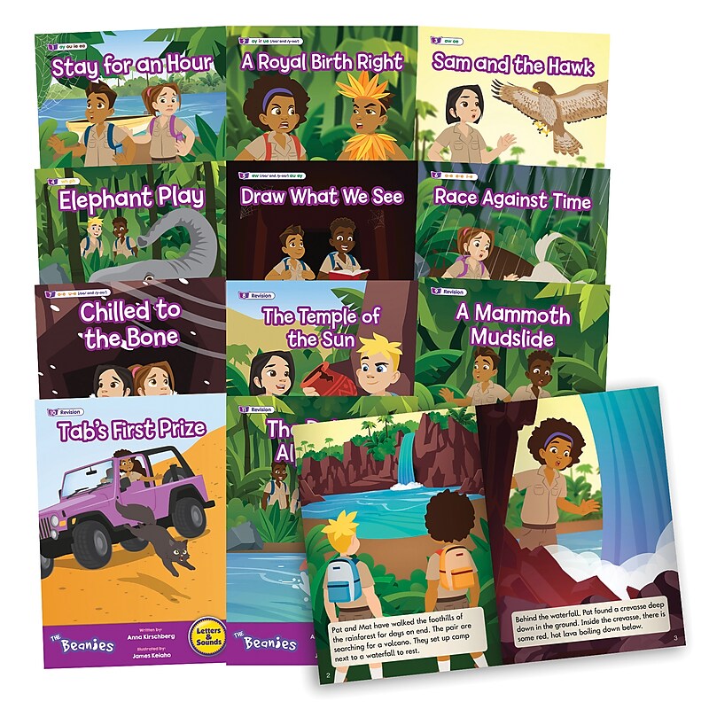 Beanstalk Books The Beanies Hi-Lo Diversity Decodables Phase 5 Set 2, 12/Set (JRLBB156) image 1