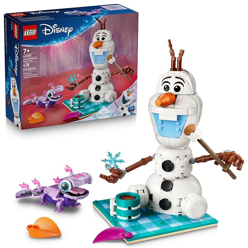 LEGO Disney Frozen Olaf and Bruni’s Picnic Fun Building Set, 478 Pieces (43287) image 1