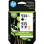 HP 934XL/935 Black High Yield and Cyan/Magenta/Yellow Standard Yield Ink Cartridge, 4/Pack (N9H66FN#140)~#|#~4D8CDC8C-AD7A-43C2-A32135E4F6B63AF9_sc7