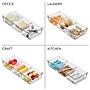 iDESIGN Small Plastic Storage Bin, Clear, 3/Pack (29363M3)~#|#~4D94F07C-405D-4CB1-985BE953A3E276BE_sc7