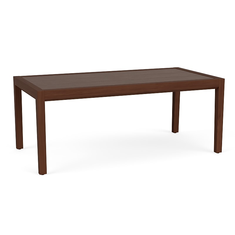 Lesro Brooklyn 40"W x 20"D Laminate Coffee Table, Riftwood Walnut (BK0840.WWL.TRW) image 1