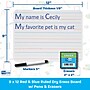 Flipside Dry-Erase Mobile Whiteboard with Eraser and Pen, 0.75' x 1', 12/Pack (21034)~#|#~4D972E51-4C1E-479F-ADCF7B2A82FF3C3A_sc7