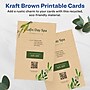 Avery Integrated Cards, 6" x 9", Matte Kraft Brown, 25/Pack (95281)~#|#~4DA0D91F-7F9F-409A-BA32079F041E7253_sc7