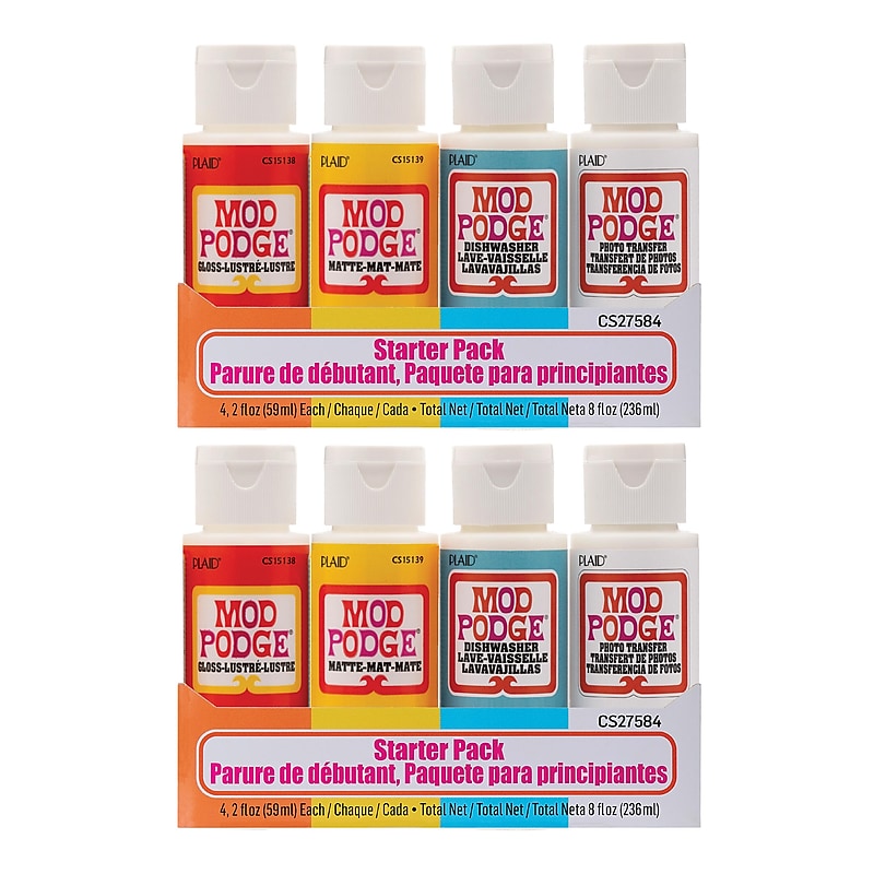 Mod Podge Sealer Set, 2oz., 4/Pack, 2 Packs/Bundle (MODCS27584-2) image 1