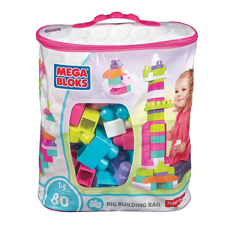 Mega Bloks First Builders Big Building Bag, 80 Pieces (DCH62) image 1