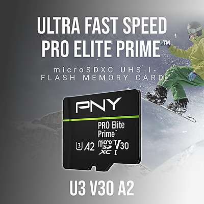 PNY PRO Elite Prime 128GB microSDXC Memory Card - Thumbnail 4