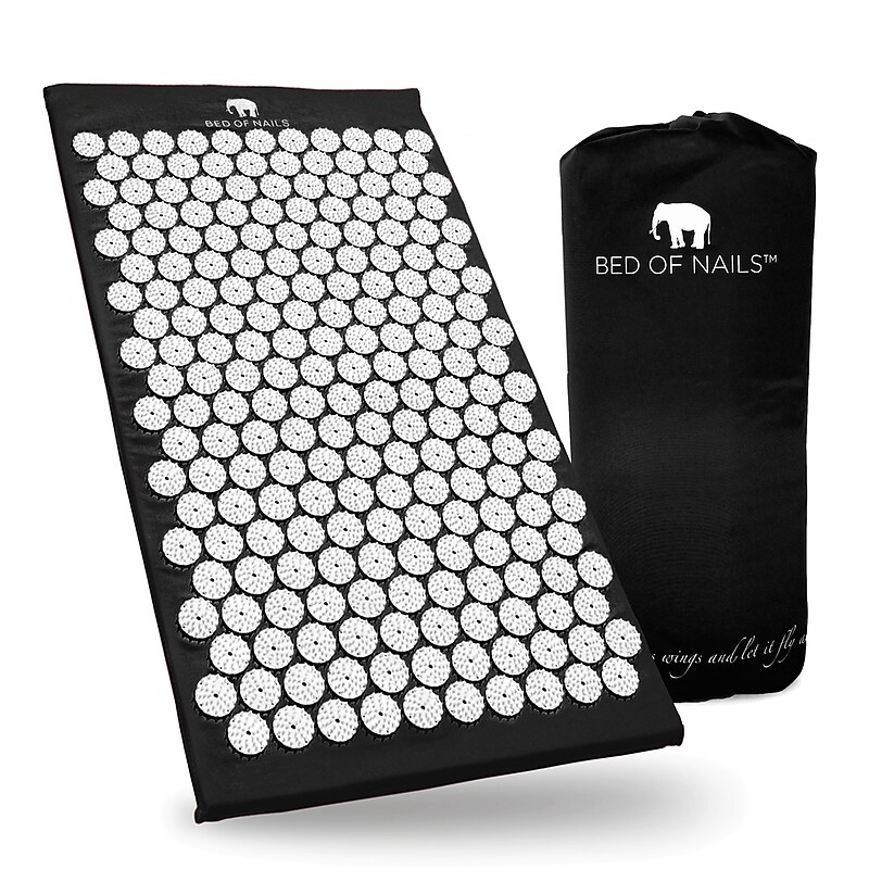 Bed of Nails Acupressure Mat, Black (1910) image 1