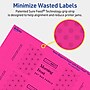 Avery Laser/Inkjet Rectangle Multipurpose Labels, 2" x 7", Neon Magenta, 40/Pack (94243)~#|#~4DB01362-15E7-4014-B8AFD2EAFF7BB5E8_sc7