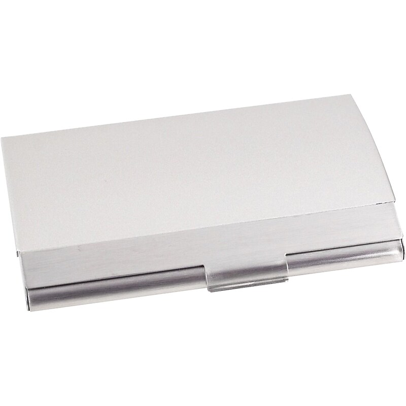 Bey-Berk Business Card Case, Silver (ST291S) image 1