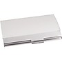 Bey-Berk Business Card Case, Silver (ST291S)~#|#~4DB23E06-A5FA-40F8-BFCD9DE581E64277_sc7