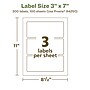 Avery EcoFriendly Laser/Inkjet Rectangle Multipurpose Labels, 3" x 7", White, 300/Box (94250)~#|#~4DB70C25-2535-440E-8C9C353CCB53C2F0_sc7