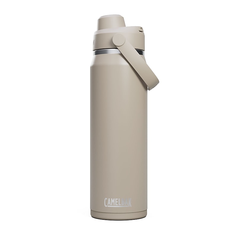CamelBak Thrive Chug Stainless Steel Vacuum Insulated Water Bottle, 25 oz., Stone (2931201075) image 1
