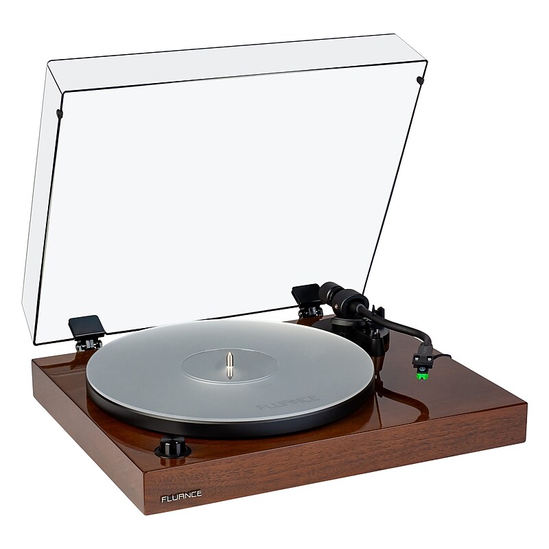 Fluance Elite RT81+ High‑Fidelity Belt‑Drive Turntable, Walnut Veneer (RT81P) image 1
