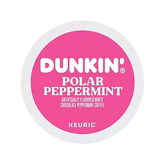 Dunkin' Polar Peppermint White Chocolate Coffee Keurig® K-Cup® Pods, Medium Roast (5000358858)
