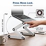 Uncaged Ergonomics WorkEZ Executive 18" Laptop Cooling Stand with 2 Fans, 3 USB Ports, Silver (WEEFHs)~#|#~4DBD8F6C-BAB3-4B47-B1BC4665C23124E7_sc7