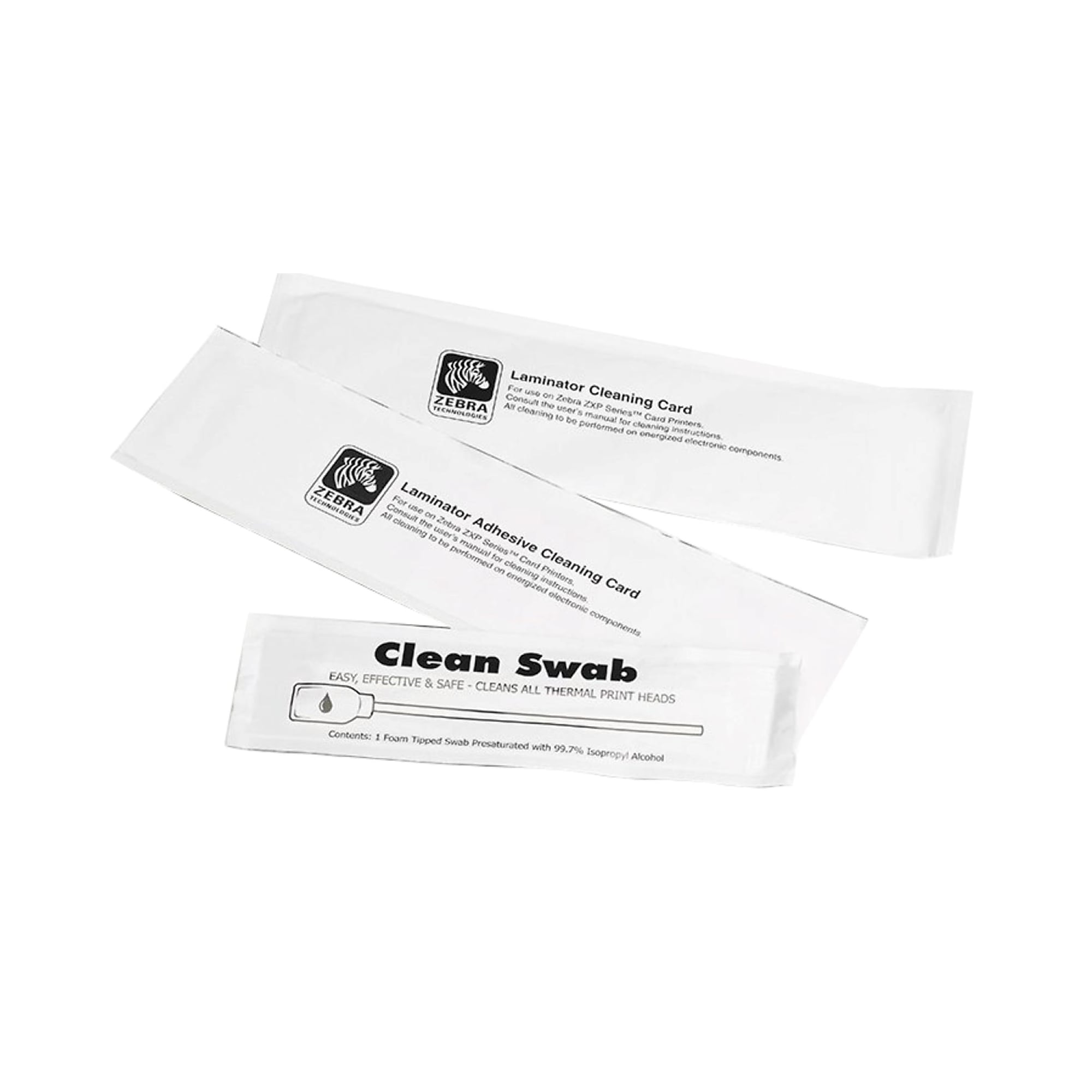 Zebra Printer Cleaning Cards, 2/Pack (105999-310-01) Sansujyuku sansujyuku.com