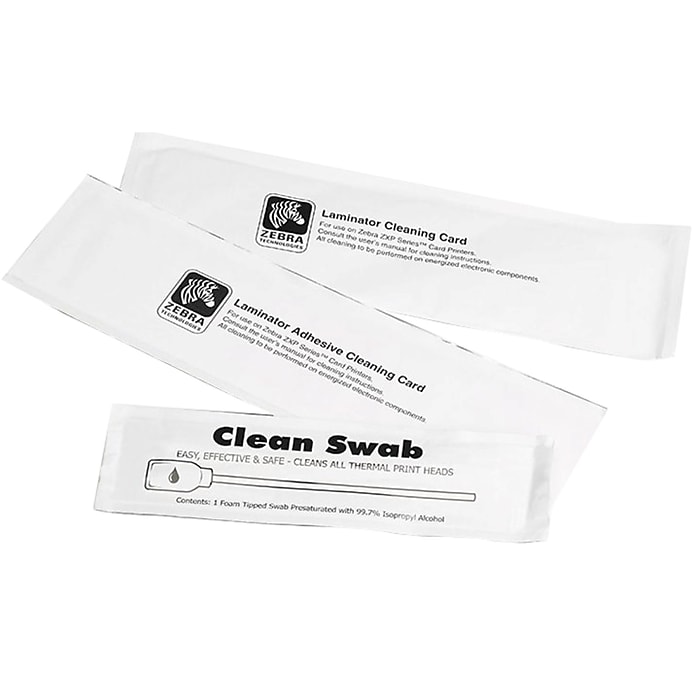 Zebra Printer Cleaning Cards, 2/Pack (105999-310-01) | Staples