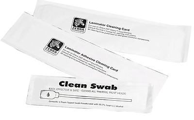 Zebra Printer Cleaning Cards, 2/Pack (105999-310-01) Sansujyuku sansujyuku.com