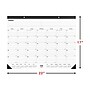 2025-2026 Staples 22" x 17" Academic Monthly Desk Pad Calendar, Black (ST12952-25)~#|#~4DC250FC-557D-4E5C-B1E8FC13B620B0A2_sc7