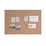 U Brands Basics Cork Bulletin Board, Silver Frame, 47"H x 70"W (023U00-01)~#|#~4DC559DF-2F00-4FE0-B7860F8D5FD8573F_sc7