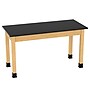 Diversified Woodcrafts Rectangular Science Lab Table, 54" x 24", Light Hardwood (P7206M30N)~#|#~4DC7E4E2-630E-42FA-B8DF0283575299E6_sc7