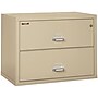 FireKing 1 Hour Fire Resistant Classic 2-Drawer Lateral File Cabinet, Letter/Legal, Parchment, 37.5"W, Dock to Dock~#|#~4DCAC811-6BCD-457E-899E7742A9C210FE_sc7