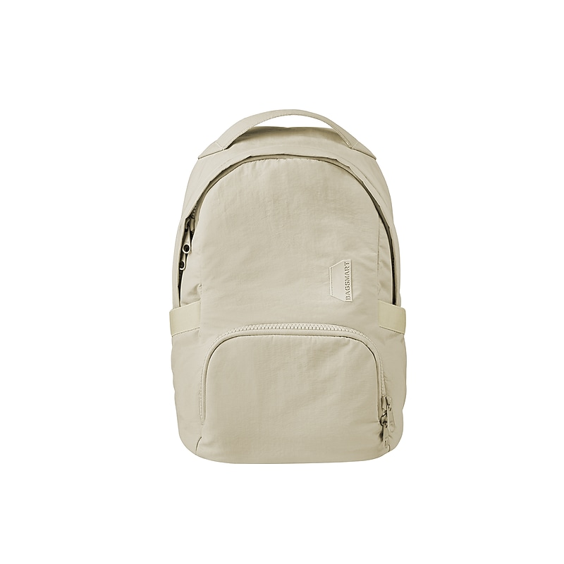 BAGSMART Zoraesque Featherlight Kids Laptop Compatible Backpack, Medium, Beige (BM0301018AN022) image 1