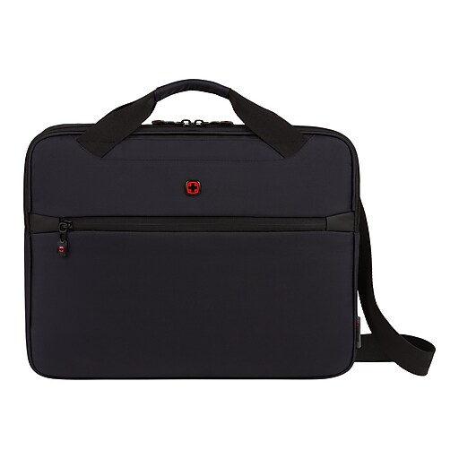 Wenger Notion Laptop Slim Briefcase, Dark Navy Polyester