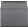 JAM Paper A8 Booklet Envelope 5 1/2" x 8 1/8", Dark Grey, 100/Pack (36396435d)~#|#~4DD09774-500F-44D5-8C0B7B16F70AB1BF_sc7