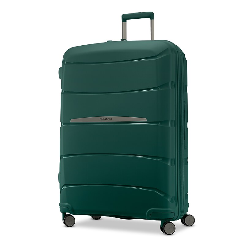 Samsonite Outline Pro 12.5" Hardside Suitcase, 4-Wheeled Spinner, Emerald Green (137395-1327) image 1