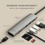 Satechi 7-in-1 USB-C Slim Multiport Adapter with Ethernet, Space Gray (ST-P7SM)~#|#~4DD8F37F-BDCD-40CB-9DC58388937170FE_sc7