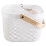 Simplify Small Mesh Storage Basket with Wooden Handle, White (30062-WHITE-ST)~#|#~4DDA5222-60EC-434D-967CD91CC4FF2CE7_sc7