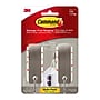 Command Medium Decorative Hooks, 3 lb., Silver, 2/Pack (17034BN-2ES)~#|#~4DDAE15C-F0C5-4364-97C480F820B85716_sc7
