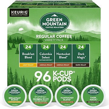 Green Mountain Variety Pack Coffee Keurig® K-Cup® Pods, Light