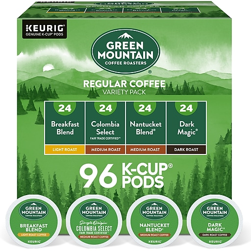 Green Mountain Variety Pack Keurig® K-Cup® Pods, 96/Carton | Staples