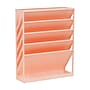 Mind Reader 5-Pocket Plastic Mountable Wall File, Letter Size, Pink (WALLANCH-PNK)~#|#~4DE3FBA7-B779-402B-A50FF023B66AA920_sc7