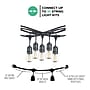 Bulbrite 30-foot String Light Kit with Clear Shatter Resistant Vintage Style S14 LED Light Bulbs (812313)~#|#~4DE52066-9B00-4752-9BFF8928831E6554_sc7