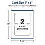 Avery Integrated Cards, 4" x 6", Glossy White, 100/Box (95345)~#|#~4DEC217D-2120-45A1-9995646F70574180_sc7