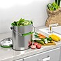 iTouchless 1.6-Gallon Indoor Compost Bin, Silver/Green (CB06OT)~#|#~4DF00A4D-E127-4DE0-BA581A4BF18A3181_sc7
