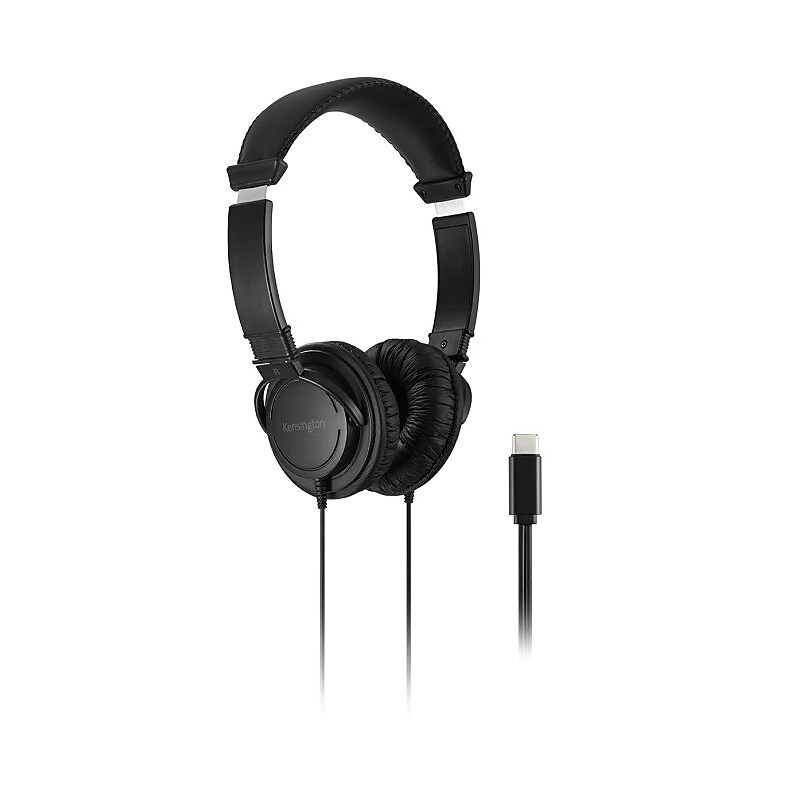 Kensington Classic USB-C Headphone, Black (K97456WWB) image 1