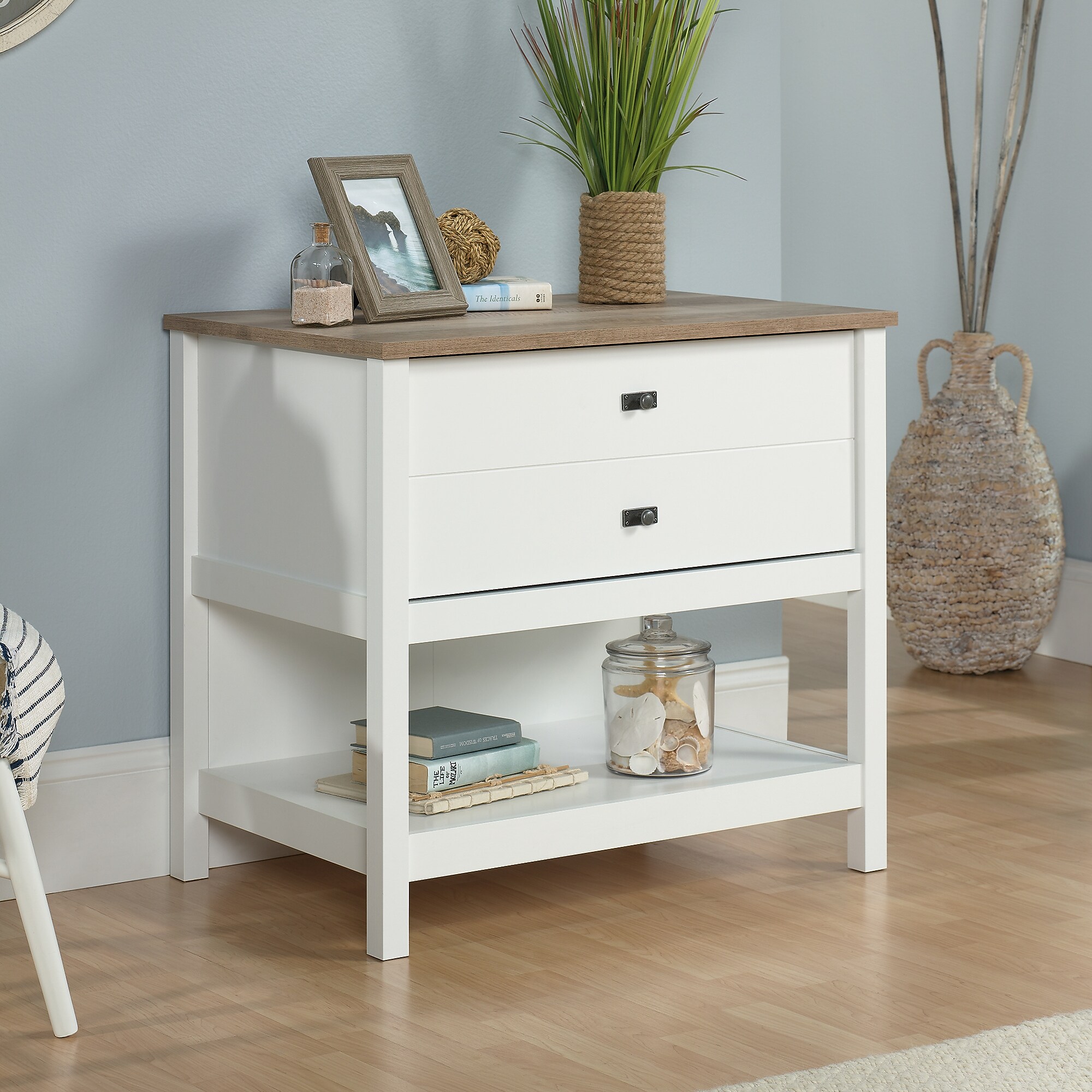 Sauder Cottage Road Lateral File Cabinet, Letter/Legal Size, 30″H x 32″W x 22″D, Soft White (427307) Sansujyuku sansujyuku.com