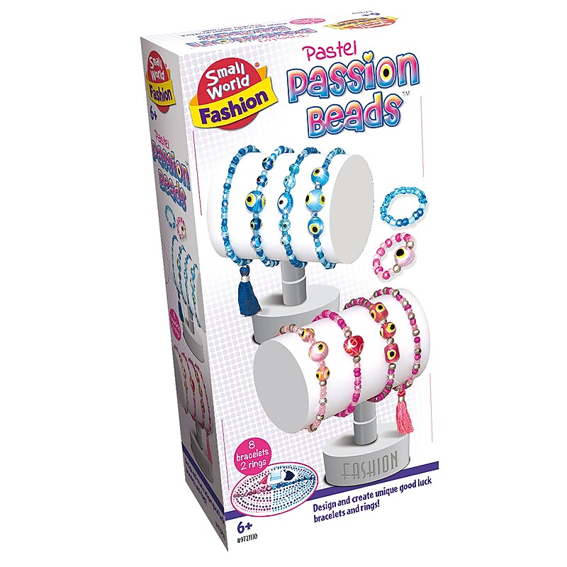 Small World Toys Pastel Passion Beads Bracelet & Ring Kit (SWT9721110) image 1