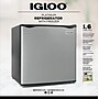 Igloo IRF16PL6A 1.6 Cu. Ft. Classic Compact Single Door Refrigerator Freezer - Platinum~#|#~4DF8A464-D457-47B4-9D878DDD4C8896FF_sc7