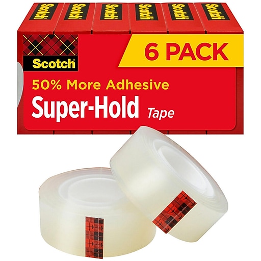 Clear Glossy Finish Transparent Tape Refills, 3 Pack
