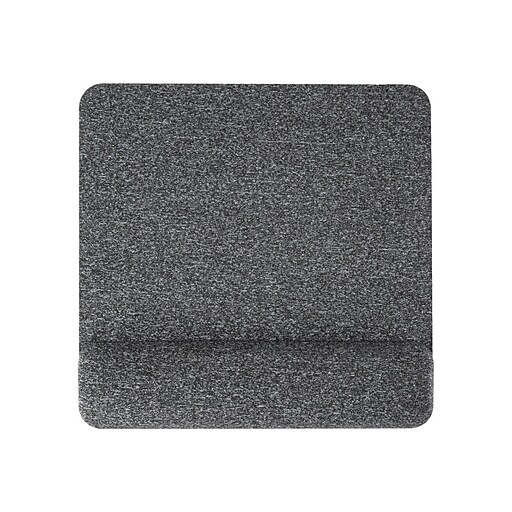 Allsop Premium Plush Foam NonSkid Mouse Pad with Wrist Rest, Gray